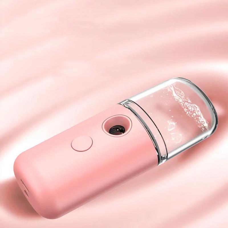 USB Rechargeable Nano Sprayer, Portable Handheld Facial Steam Beauty Instrument, Hydrating Skin Care Tool for Women & Girls