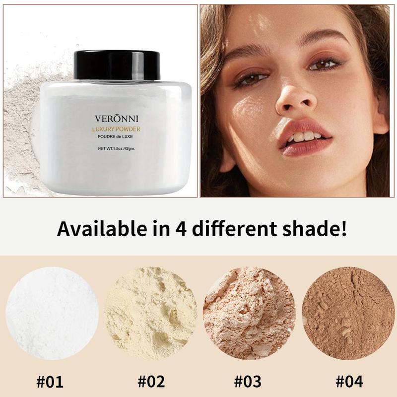 Face Setting Powder for Music Festival Makeup, Oil Control Contour Full Coverage Banana Powder, Translucent Mineral Makeup Matte Setting Powder