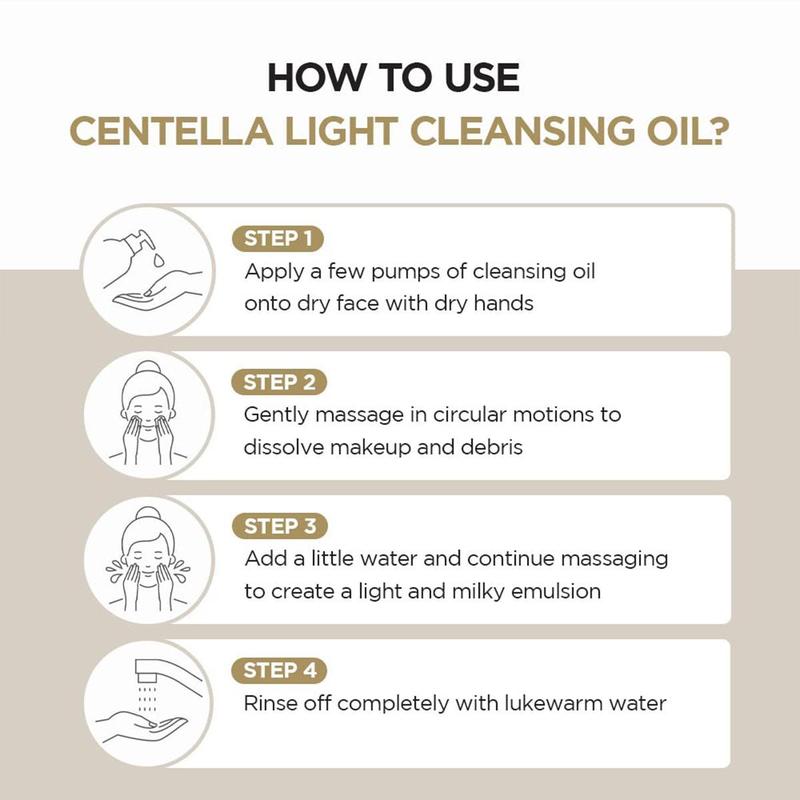 [SKIN1004] Madagascar Centella Light Cleansing Oil 200ml Cleanser Makeup Makeup Remover Milky Cosmetic Moisture