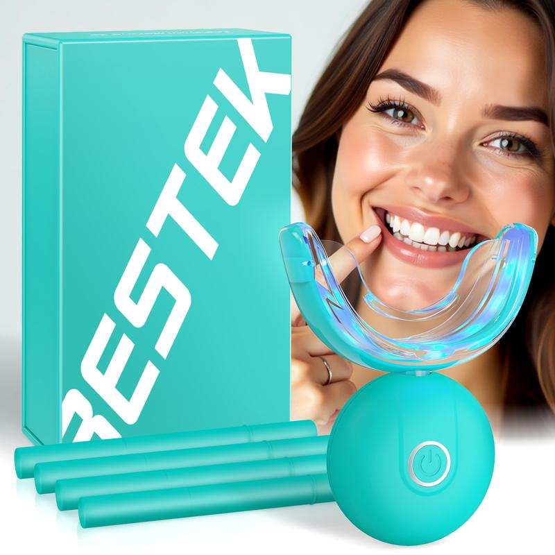 BESTEK Teeth Whitening Kit - 32X LED Light Tooth Whitener with 35%C Teeth Whitening Gel,  Remove Stains from Coffee, Smoking