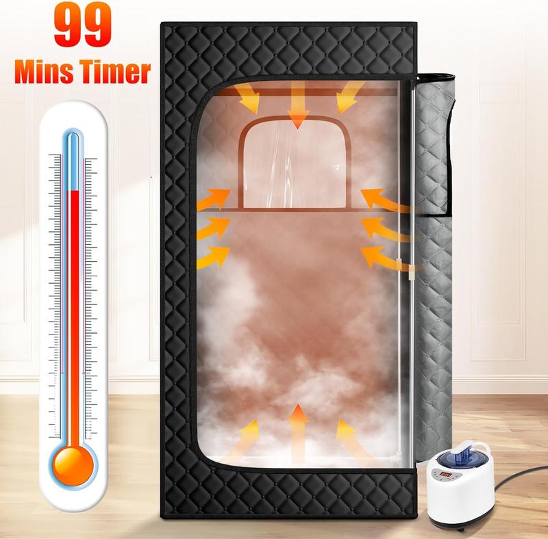 Portable Steam Sauna, Home Spa, Personal Steam Sauna, Portable Sauna for Home, Remote Control,Foldable Steam Sauna, Sauna Tent Sauna Box,Folding Chair Portable Foldable Portable Personal XL Portable home spa