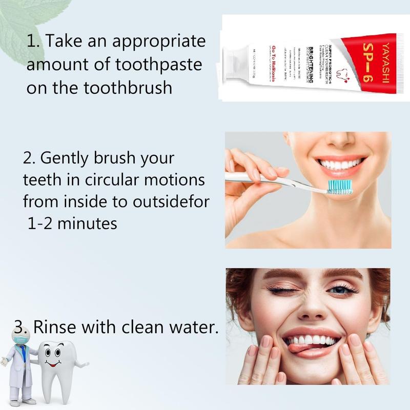 YAYASHI SP-6 Toothpaste  Oral Health Management,Fresh Breath,sp6 probiotic toothpaste whitening,healthy toothpaste,pasta dental,pasta de dientes pasta dental oral health natural oral healthy  toothpaste