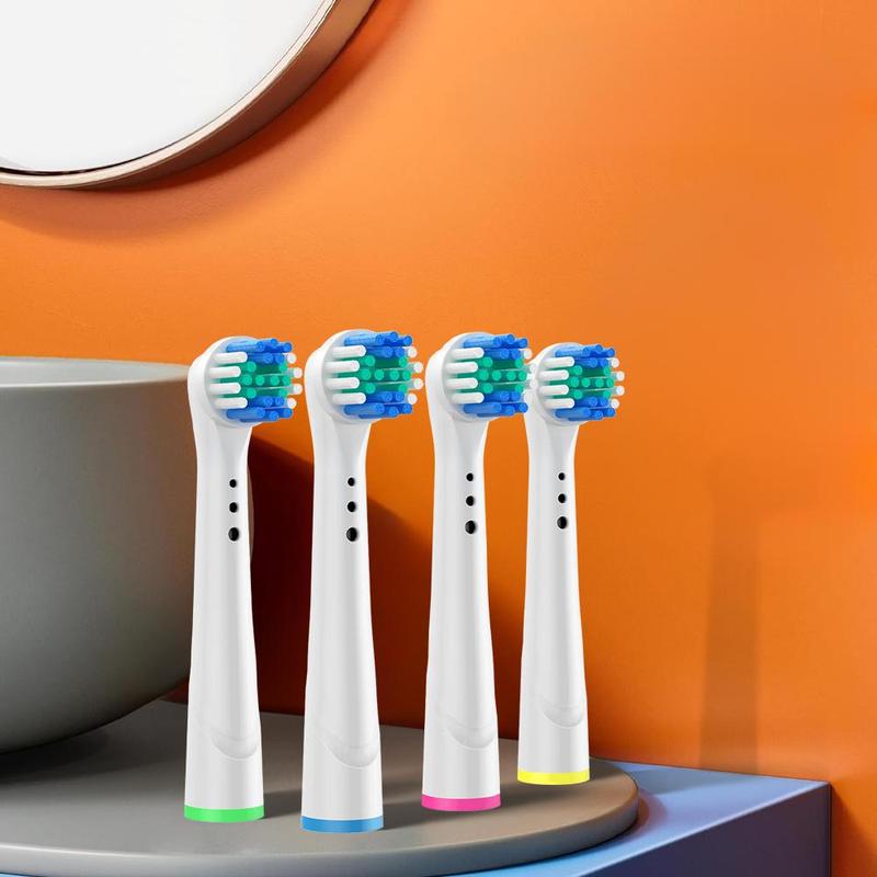 Replacement Toothbrush Heads, 4 Counts set Electric Toothbrush Replacement Brush Heads Compatible with Oral B Series, Professional Electric Toothbrush