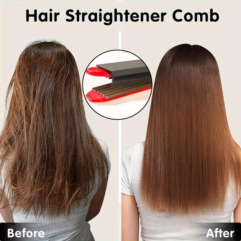 Flat Iron Comb, Hair Straightening Comb, Professional Hair Styling Tool for Women & Men, Compact Hair Styling Tool for Home Use