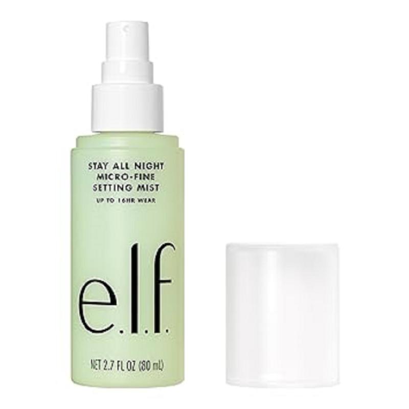 e.l.f. Stay All Night Micro-Fine Setting Mist, Hydrating & Refreshing Makeup Setting Spray For 16HR Wear-time, Vegan & Cruelty-Free Comfort Cosmetic