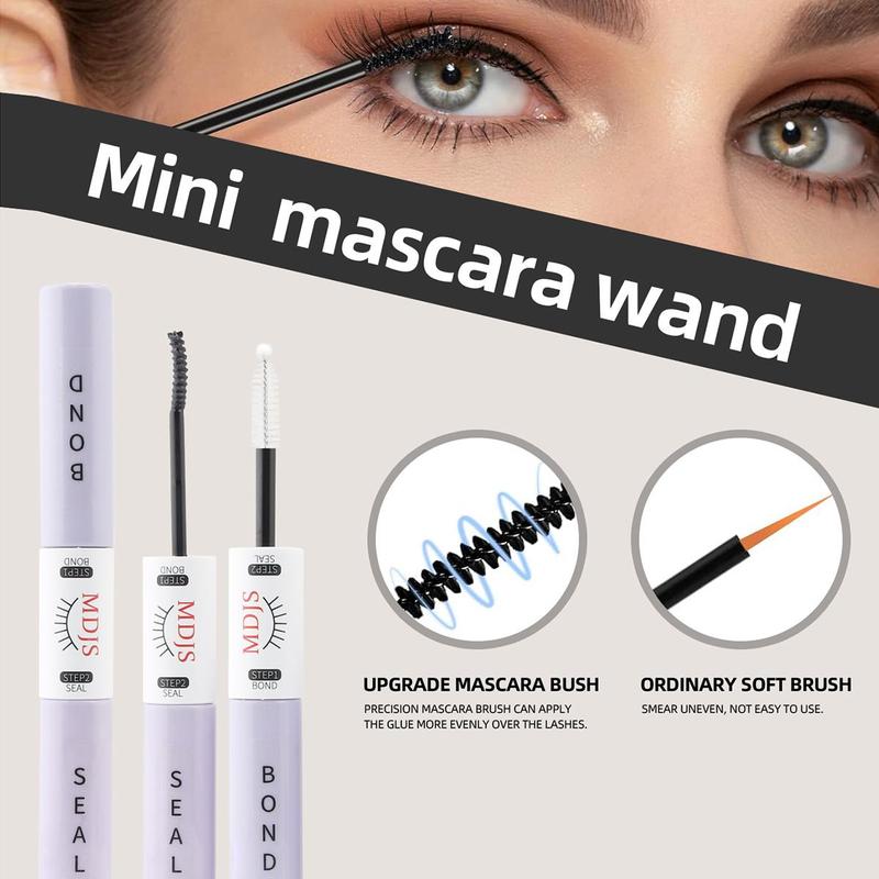 2 in 1 Eyelash Bonding & Clear Seal, 1 Count Waterproof & Quick Drying Eyelash Extensions Glue, Eye Makeup Tool for Women