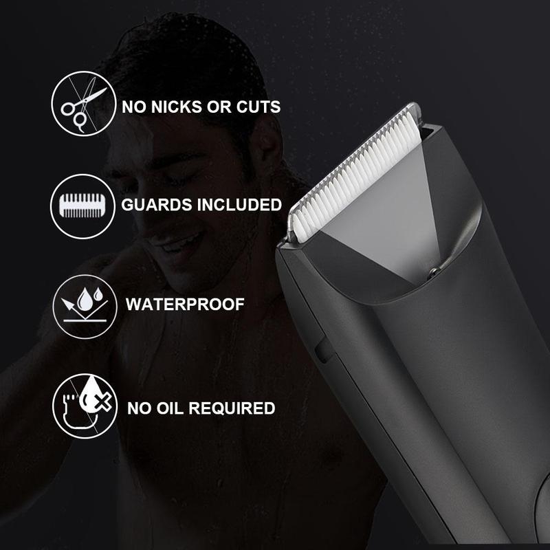 Electric Hair Trimmer Kit, 1 Set Rechargeable Comfort Hair Clipper with Limited Comb & Charging Cable & Cleaning Brush, Trimmer Set, Great Gift Idea for Men