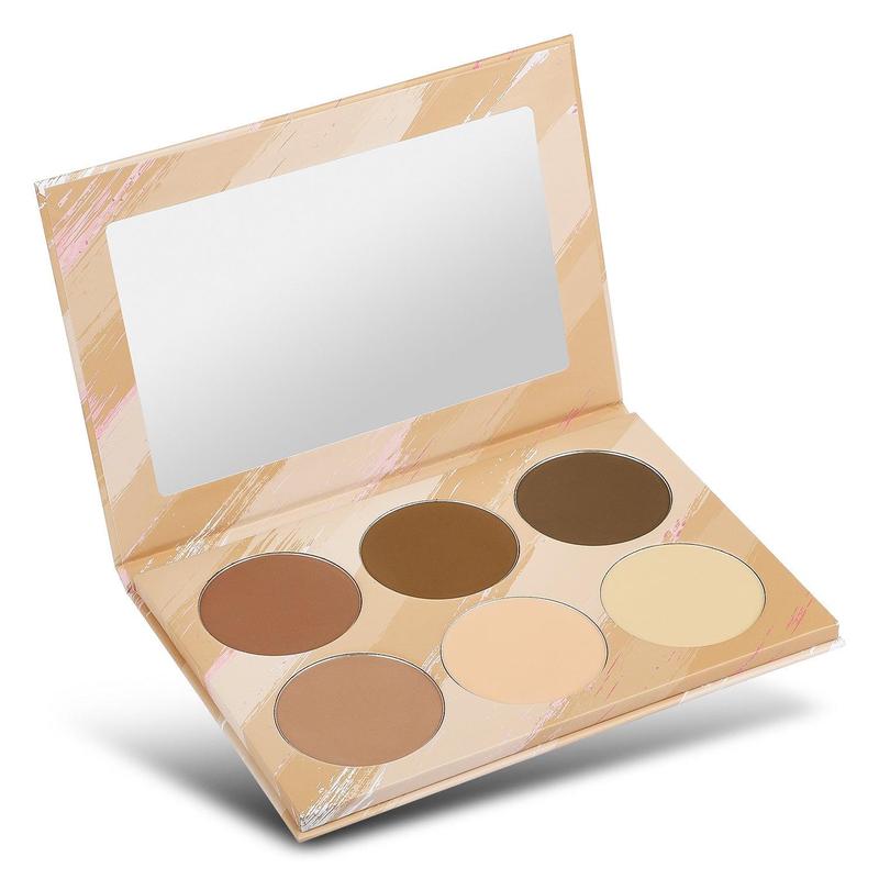 Get Snatched Contour Palette with 6 Pigmented Colors -  Makeup with Satin Finish