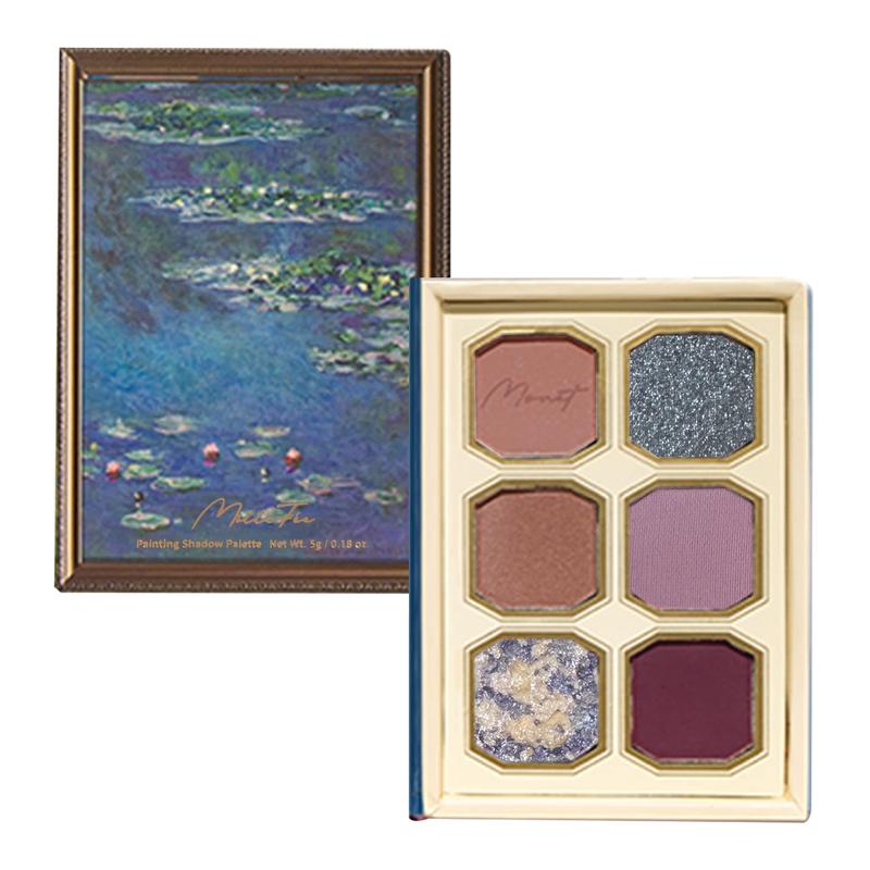 [New] MilleFée Painting Eyeshadow Palette ,MilleFee Cool Light, Cruelty-Free, Smudge-Proof(04 Woman With A Parasol)(05 Monet's garden)(06 Water Lilies)