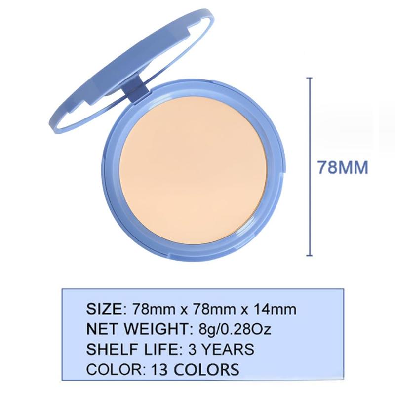 Oil Control Matte Perfection  Pressed Powder, Matte Smooth  Setting Powder Makeup, Polvo Compacto De Maquillaje,  Long Lasting, Cruelty Free, 0.35Oz (01 Classic )