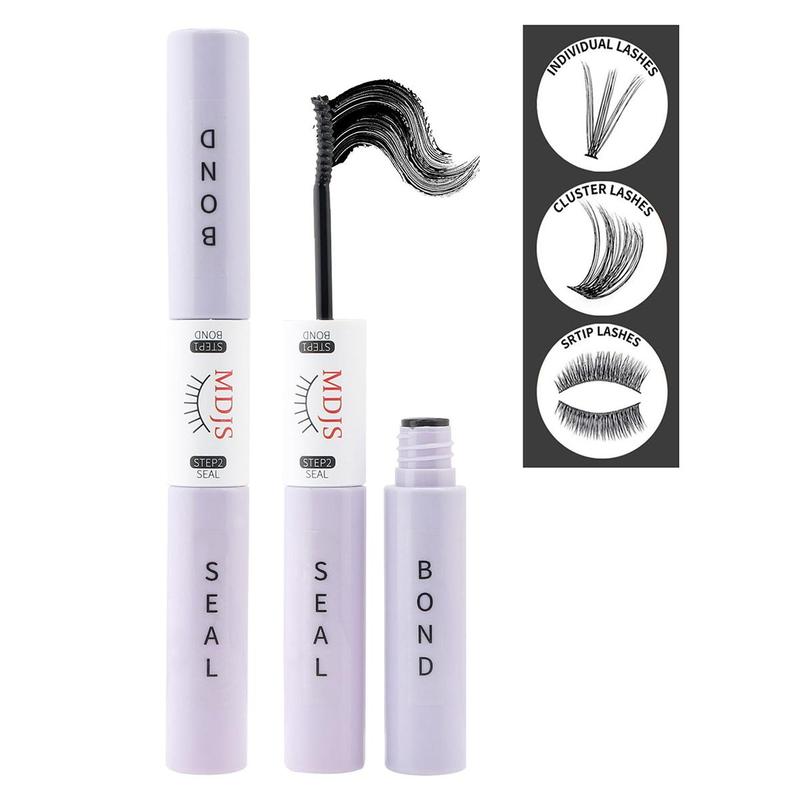 2 in 1 Eyelash Bonding & Clear Seal, 1 Count Waterproof & Quick Drying Eyelash Extensions Glue, Eye Makeup Tool for Women