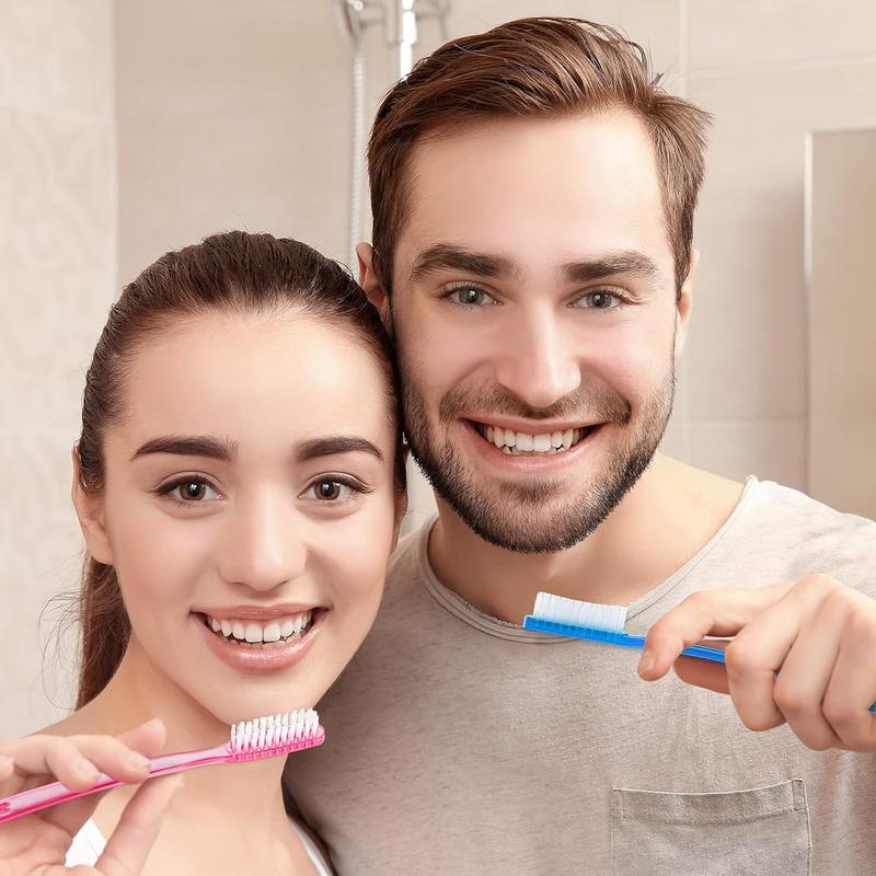 Extra Hard and Firm Bristle Toothbrush Huge Head Toothbrush Full Head Toothbrush Manual Toothbrush for Cleaning Tooth Stain Whitening Teeth Toothbrush