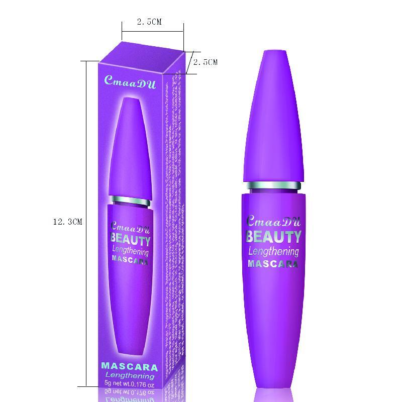 Waterproof Mascara, 1 Count Long Lasting Quick Drying Eyelash Extension Volume Building Mascara, Eye Makeup Product For Women