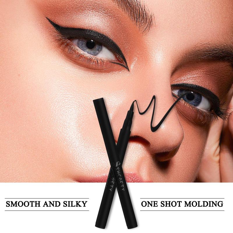 Waterproof Eyeliner Pen, 1 Count Long Lasting Liquid Liner Pencil, Quick Drying Eyeliner Pen with Precise Flexible Tip and Comfortable Grip