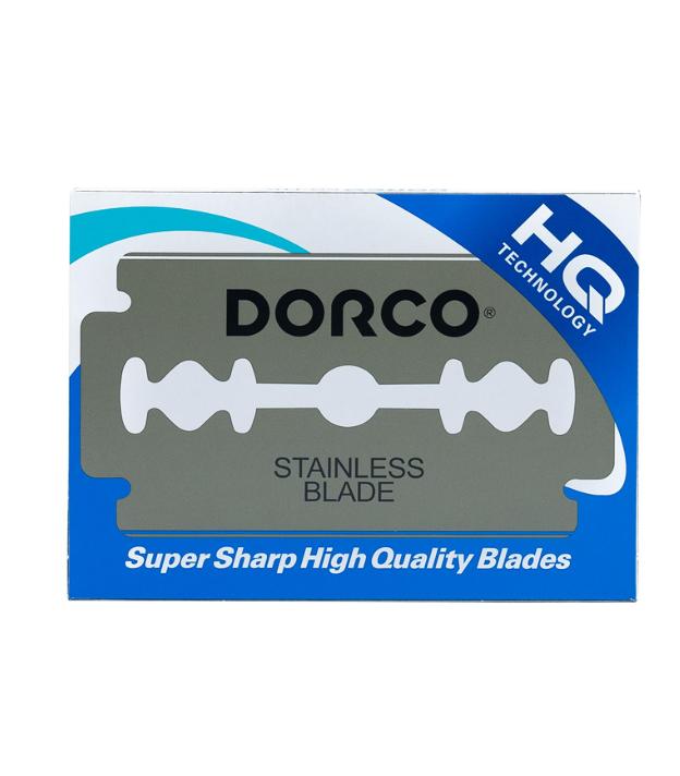 Dorco ST300 Platinum Extra Double Edge Razor Blades - 100 Count | Premium Stainless Steel Shaving Blades for Smooth and Precise Shaves