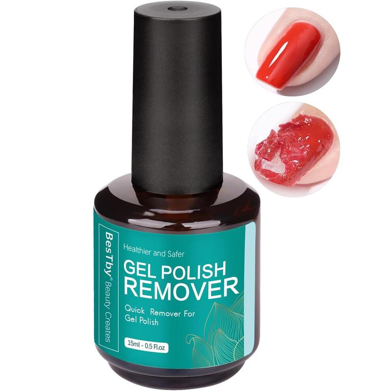 Gel Nail Polish Remover - Gel Polish Remover Kit No Need Foil Soaking or Wrapping, Gel Remover for Nails 3-5 Minutes, Gel Nail Remover Easy and Quick Remove Gel Polish