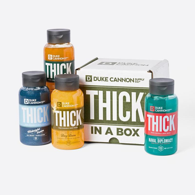 Duke Cannon Supply Co. Men's Thick Body Wash in a Box 4-Pack Body Care Scent Spice