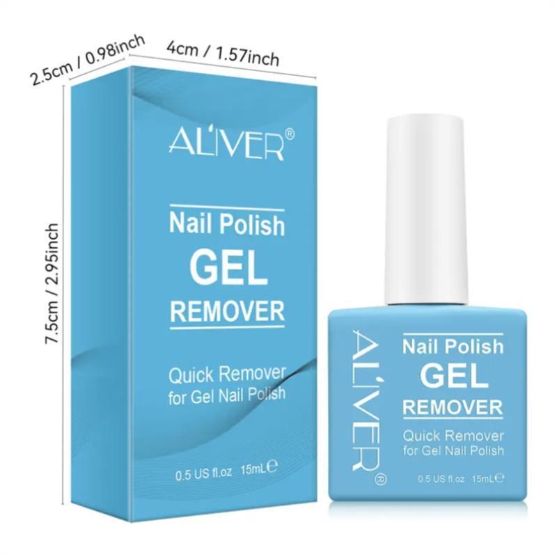 Nail Polish Gel Remover, 2 Counts set Gentle Nail Polish Remover, Quick Nail Art Remover, Nail Art & Nail Polish Remover for Women & Girls, Christmas Gift