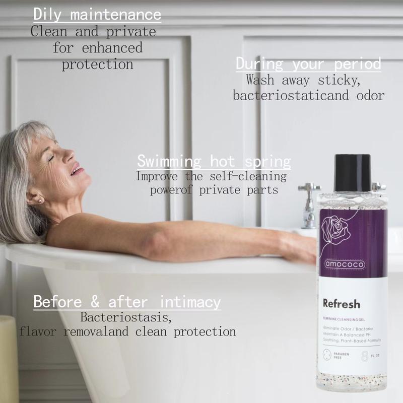 Soothing, moisturizing, refreshing, mild, elegant, clean, long-lasting gel that can be used in private places 200ml Comfort