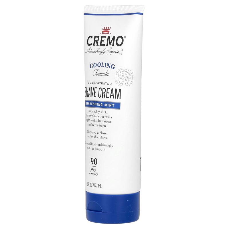 Cremo Shave Cream, Refreshing Mint, 6 fl oz (177 ml)