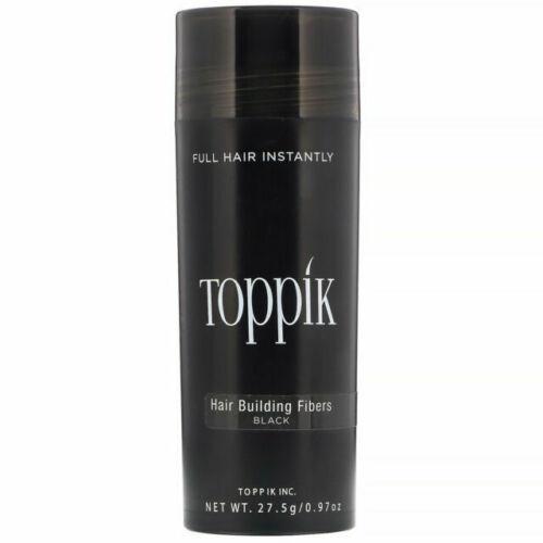 3PACK Toppik Hair Building Fibers ，Black 27.5 g   0.97 oz