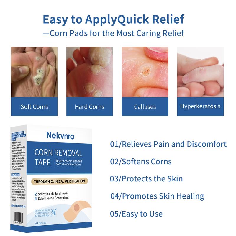 Nekvnro Corn patch, hand and foot care, remove corns, calluses, dead skin, thorns, warts, corns cream