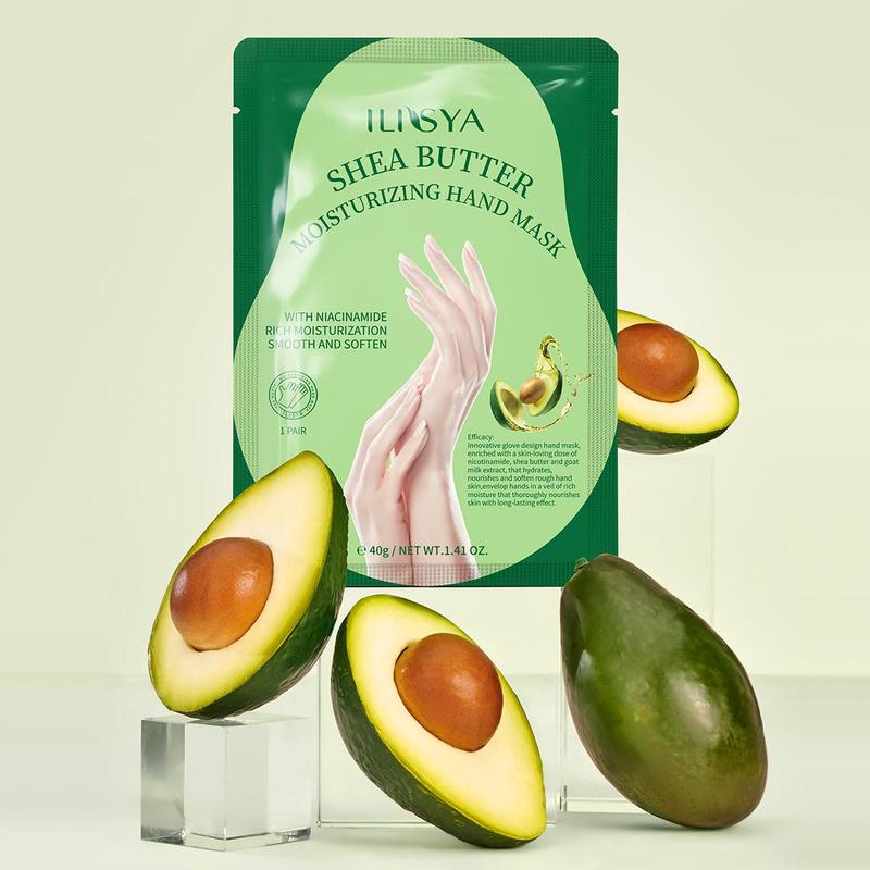 Avocado Extract Hand Mask for Dry and Cracked Hands, Moisturizing Nourishing Hand Masks, Hand Care Product for Women & Men