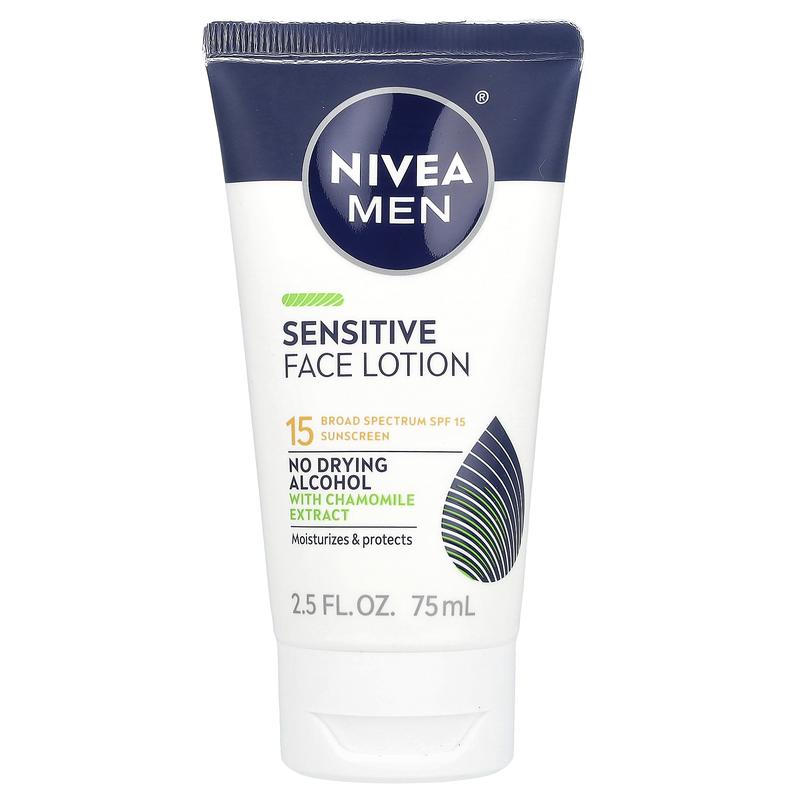 Nivea Men, Sensitive Face Lotion, SPF 15, 2.5 fl oz (75 ml)