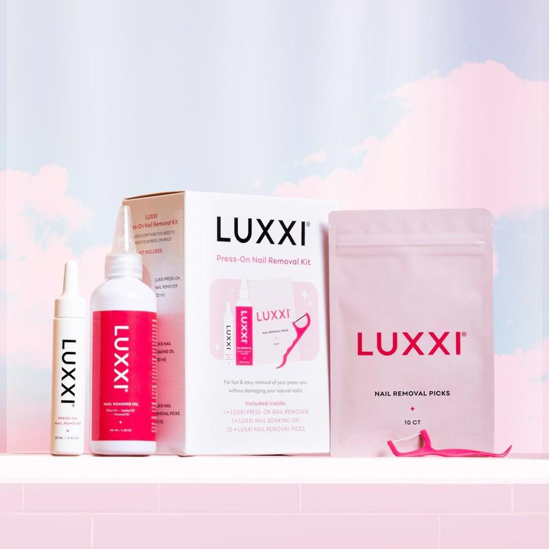 Press-On Nail Removal Kit | Everything Is Included | LUXXI Flower Lavender