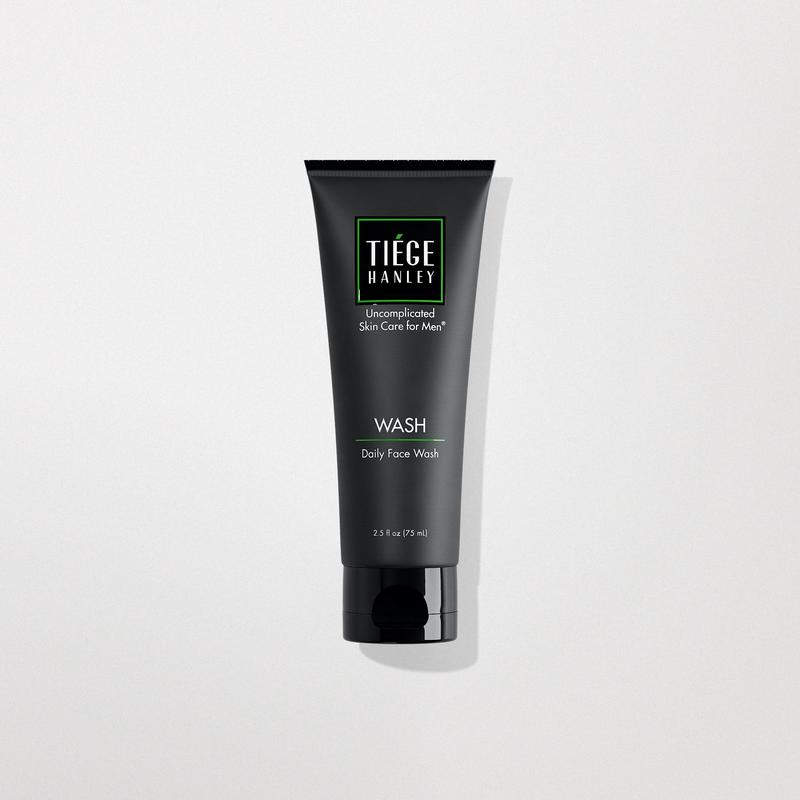 Tiege Hanley WASH Facial Cleanser for Men, Sulfate-Free, Twice a Day Use