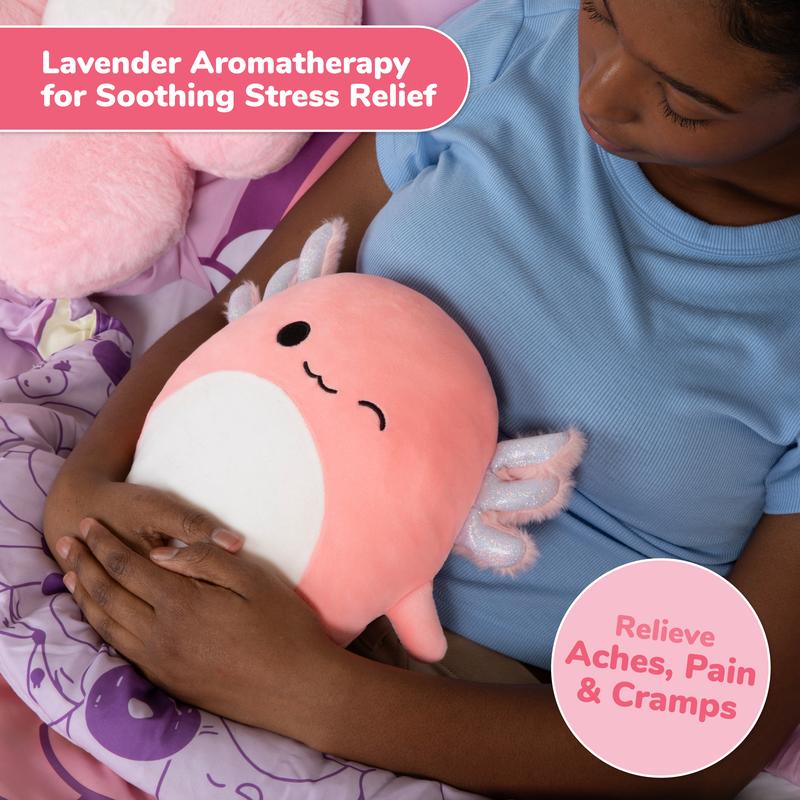 Squishmallows Archie the Axolotl Heating Pad -- Heating Pad for Cramps by Relatable