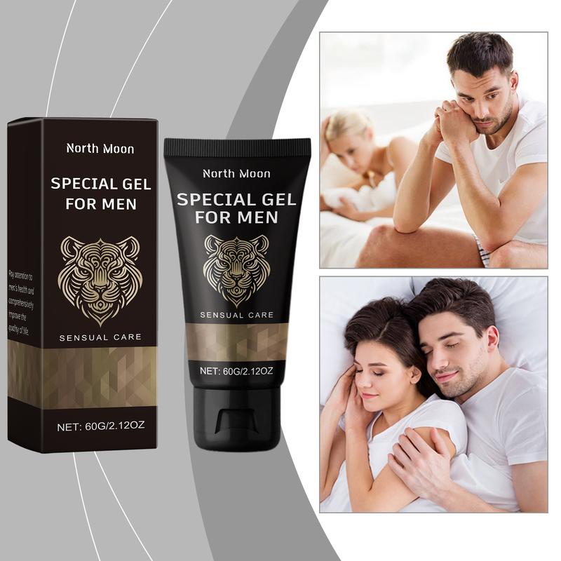 North Moon Male Massage Gel for Endurance Strength Herbal Treatment - Body Care Blend Ginseng