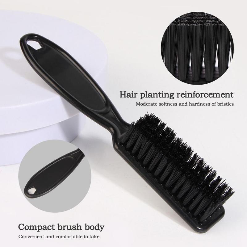 Men's Shaving Tool Set, 4 Counts set Stainless Steel Razor Holder & Replacement Blades & Brush & Comb, Portable Razor Set, Fashionable Shaving Tool Set, Christmas Gift