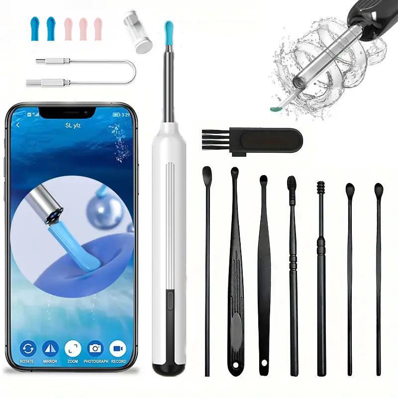 Wireless Earwax Removal Kit, 1 Box HD Visual Ear Cleaner & Accessories, Professional Ear Wax Removal Tool Kit for Women & Men