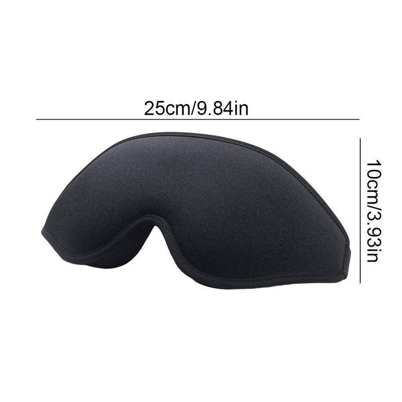 Sleep Mask, 1 Count 3D Memory Foam Eye Mask for Sleeping, Solid Color Eye Cover for Home Travel, Christmas Gift