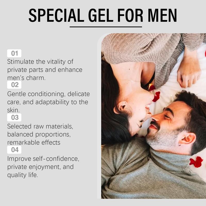 North Moon Male Massage Gel for Endurance Strength Herbal Treatment - Body Care Blend Ginseng