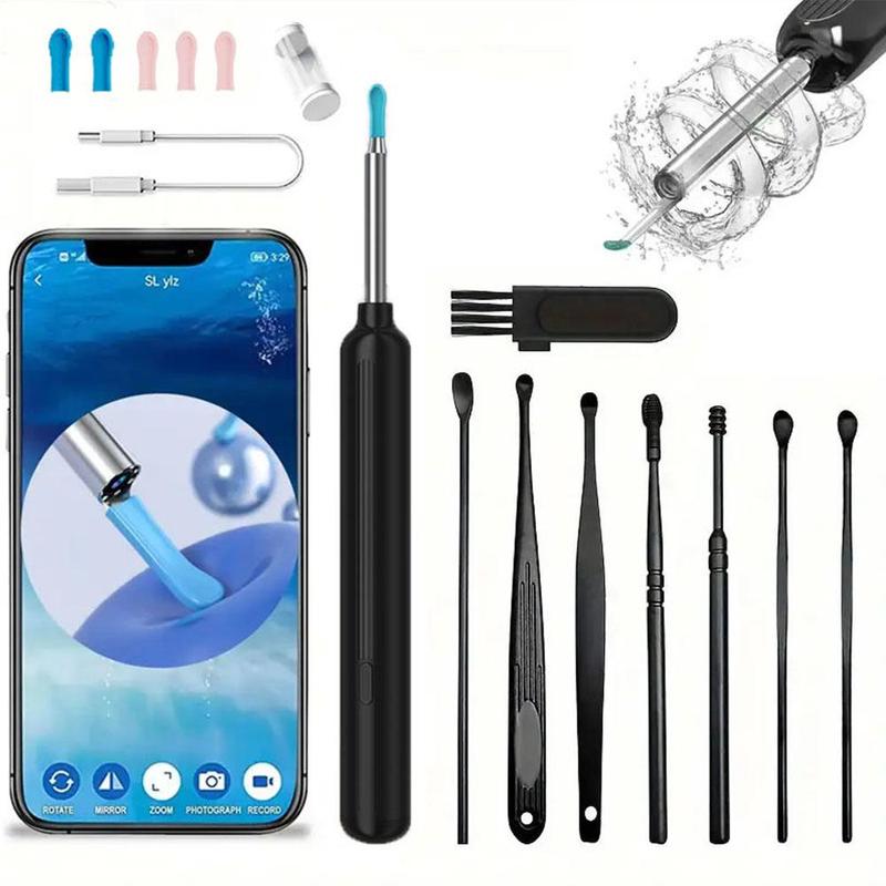 Wireless Earwax Removal Kit, 1 Box HD Visual Ear Cleaner & Accessories, Professional Ear Wax Removal Tool Kit for Women & Men