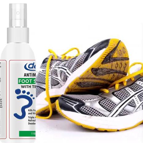 dearZal Tea Tree Oil Foot Spray, Eliminates Odor and Sweat, Fast-Acting Shoe and Sock Deodorant Spray for Feet, Shoes, Wardrobes and Sneakers