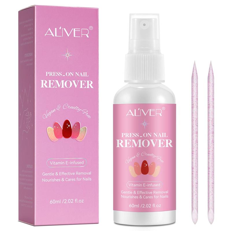 Nail Glue Remover, 1 Box Nail Polish Remover for Christmas Gift, Fast and Gentle Nail Remover, Odorless, Acetone Free, for Push-On Nails or Solid Nail Glue, Not Suitable for UV Gel Glue