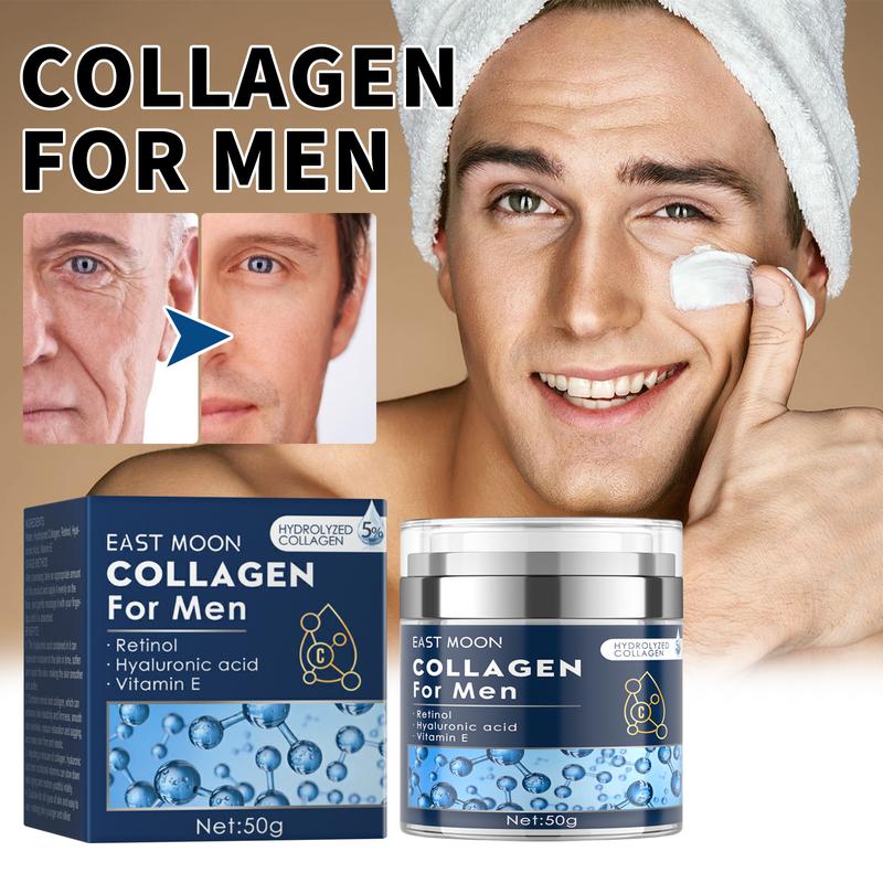 Men's anti-wrinkle cream Repair fine lines, wrinkles, firm facial skin, hydration and anti-aging cream Collagen cream; Men's anti-aging cream; Men's anti-wrinkle cream