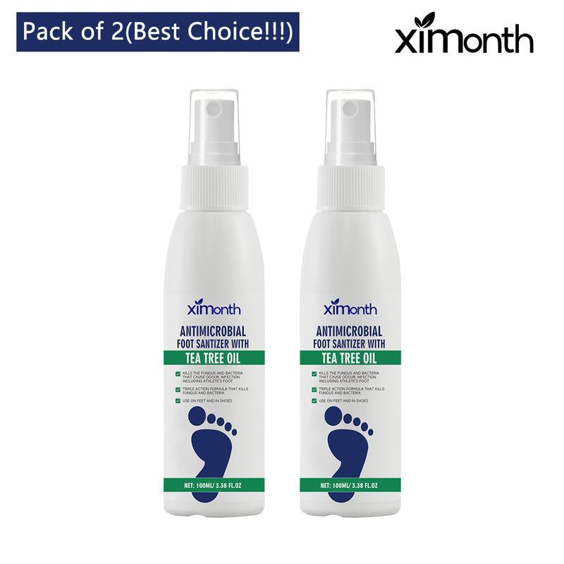 Foot Spray with Natural Tea Tree OilFoot Care Foot Support FootMoisturizer Deodorant Dryness Scent