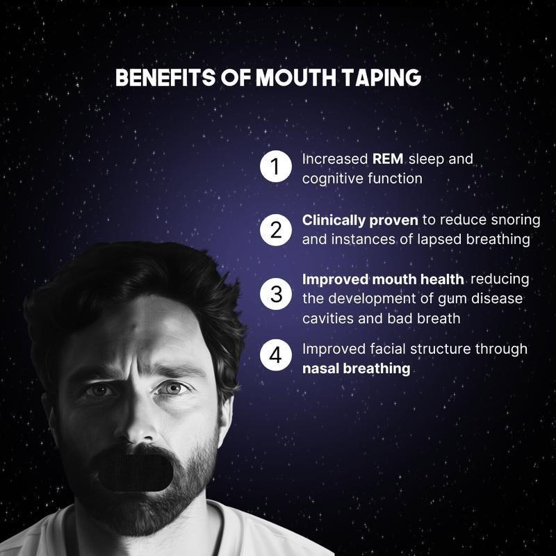 Mouth Tape (30 Pack) Anti Snoring Sleep!