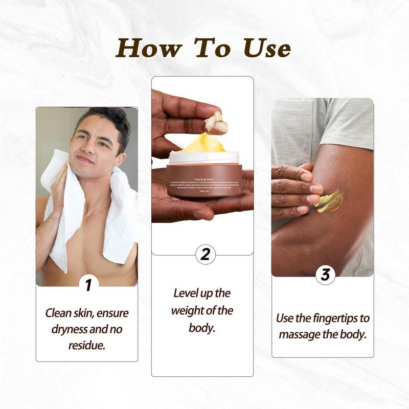 Organic Cologned Body Cream, Warm Scent Skin Body Lotion for Men, Nourishing & Moisturizing Skin Cologne Cream Butter for Men