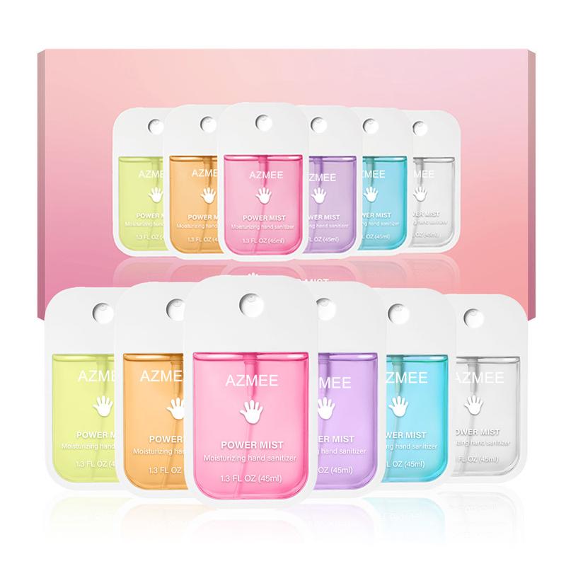 6pcs set：Touchland Hand Sanitizer & Cases