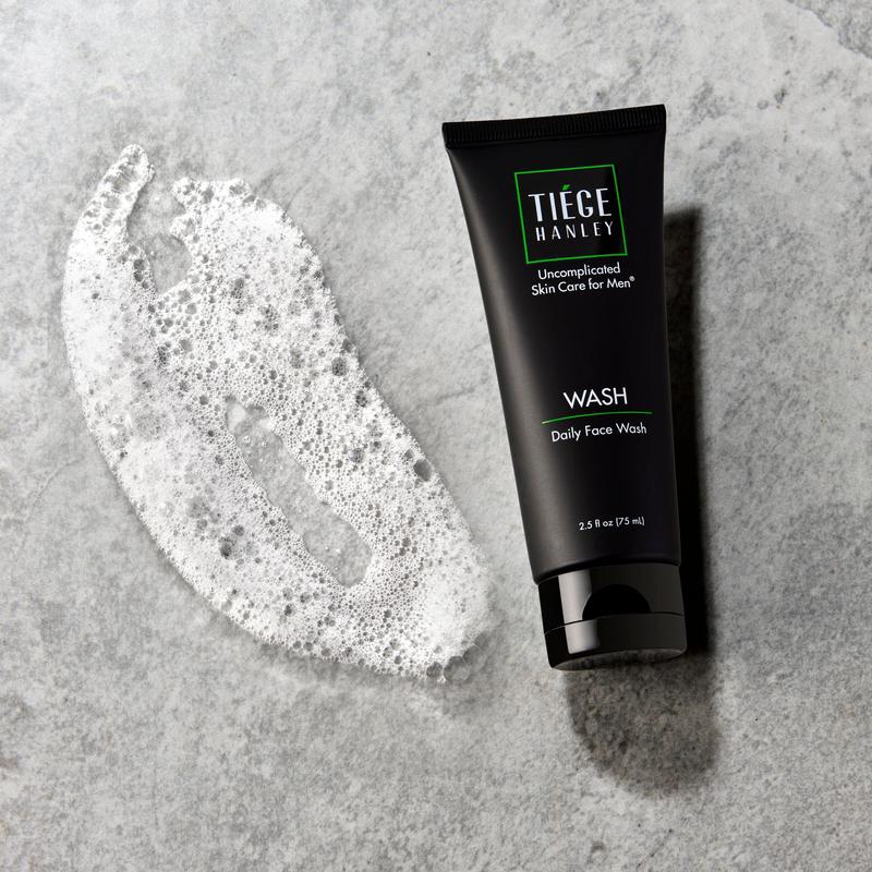 Tiege Hanley WASH Facial Cleanser for Men, Sulfate-Free, Twice a Day Use