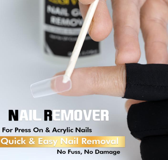 Nail Glue Remover for Press On Nails, Acrylic Nails & Glue On Nails - 50mL, Gentle & Odorless Debonder Serum