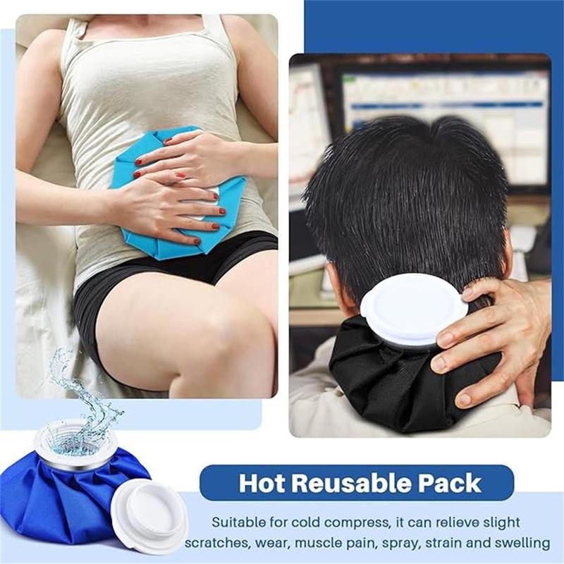 Random Color Hot & Cold Compress Ice Pack, Leak-resistant & Reusable Ice Bag, Multi-use Hot Water Bag for Eye, Face, Body