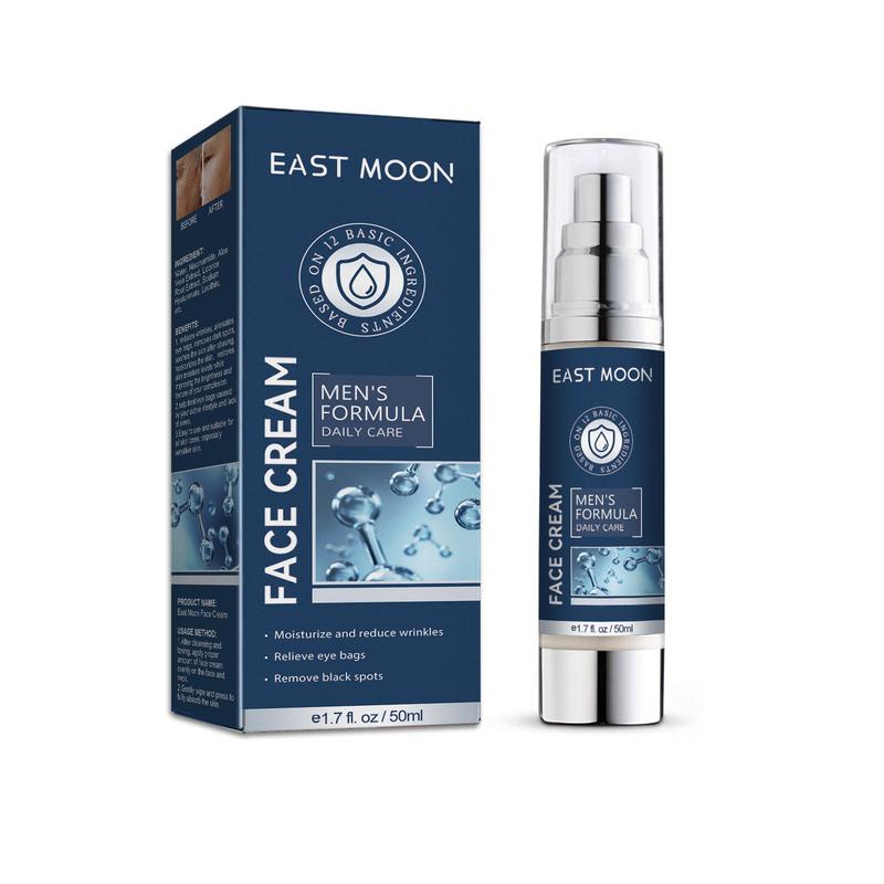 East Moon 6 In 1 Face Cream For Men, Moisturizing And Smoothing Facial Cream For Fine Lines, Bags And Dark Circles