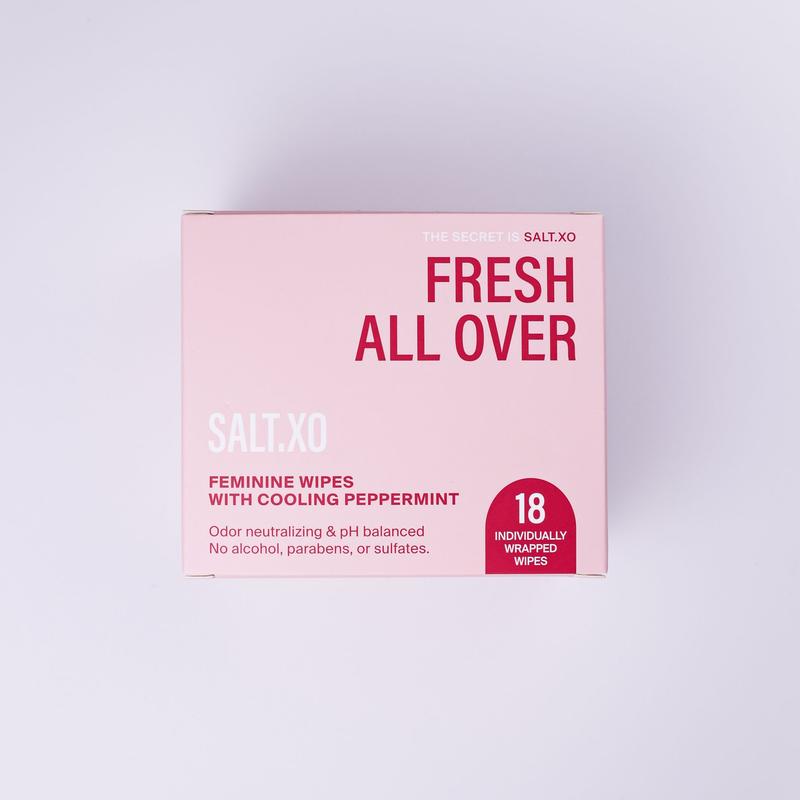 Salt.Xo Fresh All Over Feminine Mint Wipes