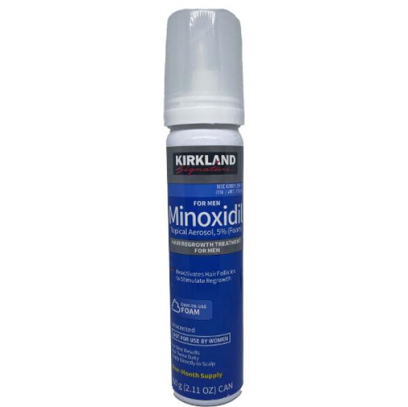 Kirkland 1 Month Supply Minoxidil 5% Foam Hair Regrowth For Men